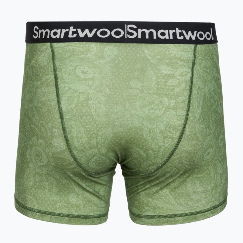 Boxer termici da uomo Smartwool Merino Print Boxer Brief Boxed frn rstc flrl 2