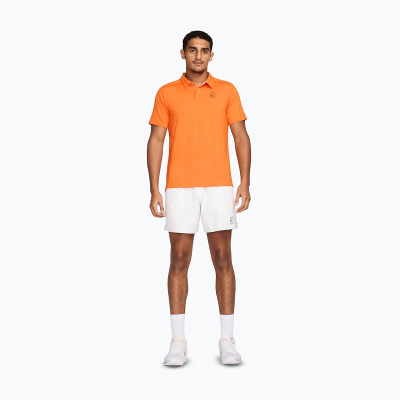 Pantaloncini da tennis uomo Nike Court Dri-Fit Advantage 6" white/black 2