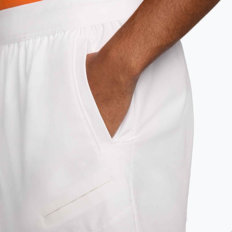Pantaloncini da tennis uomo Nike Court Dri-Fit Advantage 6" white/black 5