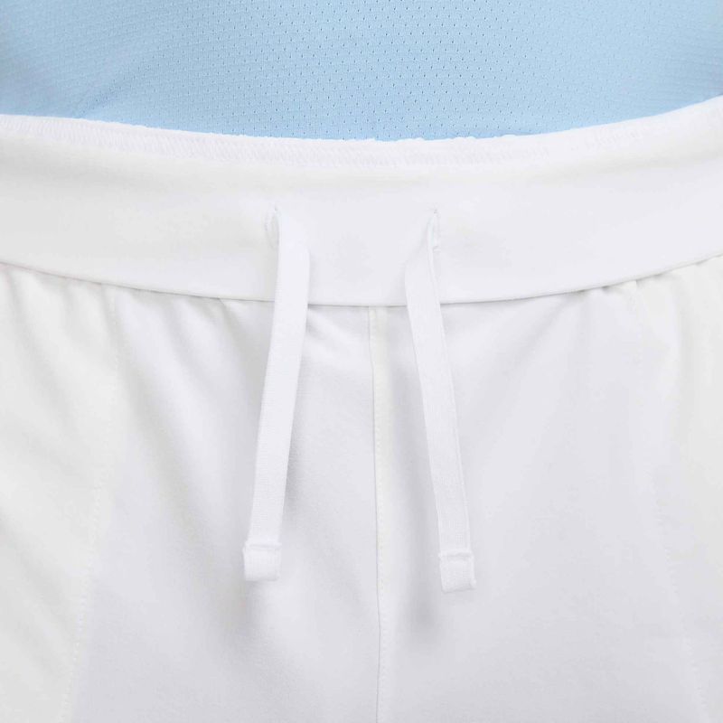 Pantaloncini da tennis Nike Court Dri-Fit Advantage 8" da uomo, bianco/nero 5
