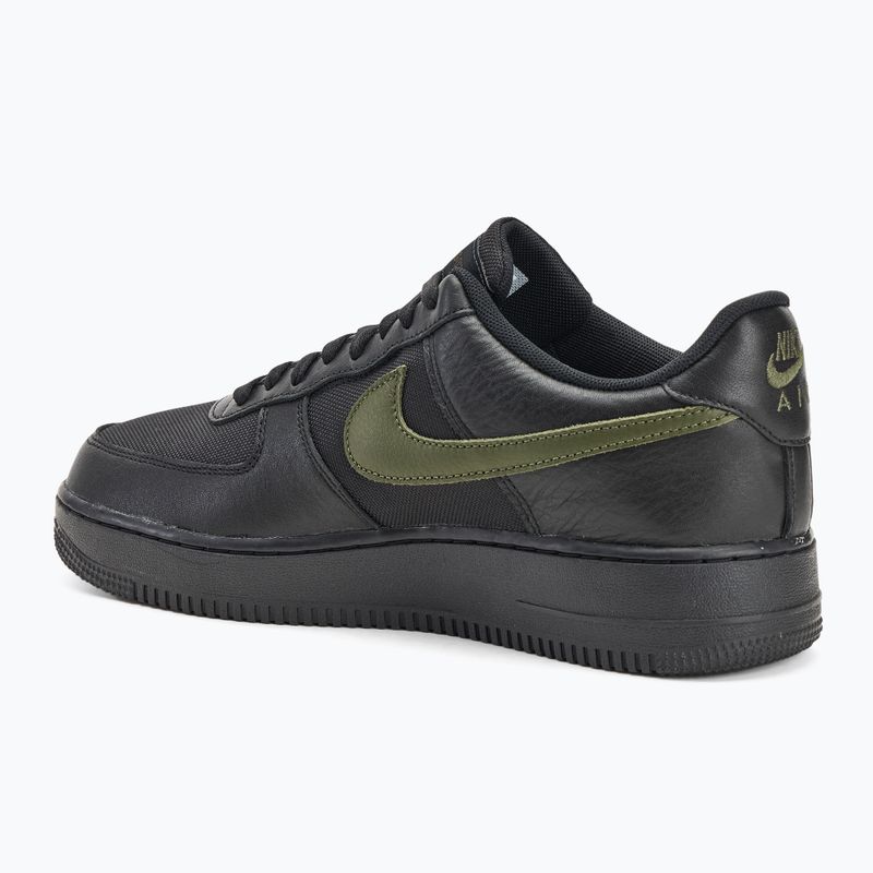 Scarpe da uomo Nike Air Force 1 Low Gore-Tex nero/cargo kaki 3