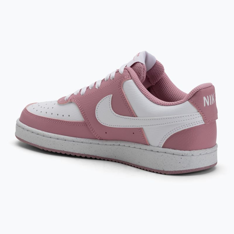 Nike Court Vision Low Next Nature scarpe da donna rosa elementare/bianco 3
