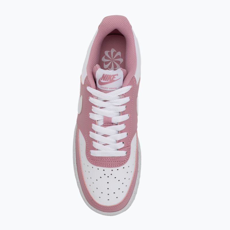 Nike Court Vision Low Next Nature scarpe da donna rosa elementare/bianco 5