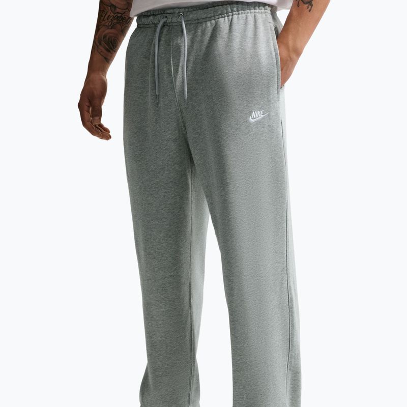 Pantaloni da uomo Nike Club dark grey heather/light smoke grey/white 5