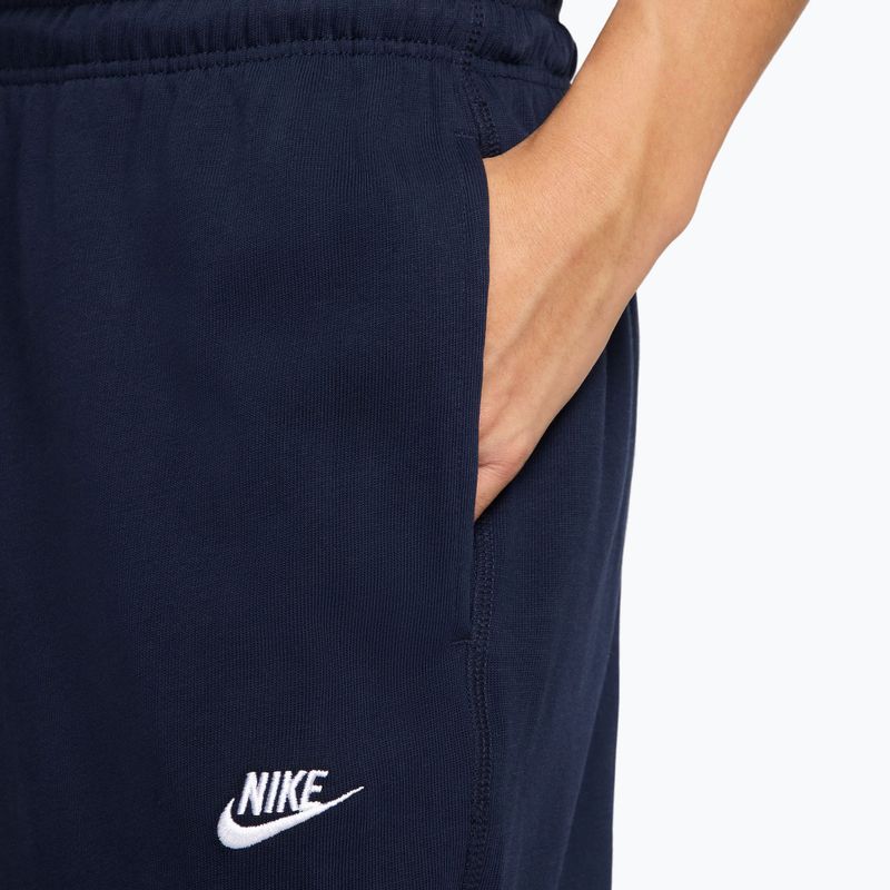 Pantaloni uomo Nike Sportswear Club Knit Open-Hem obsidian/white 4
