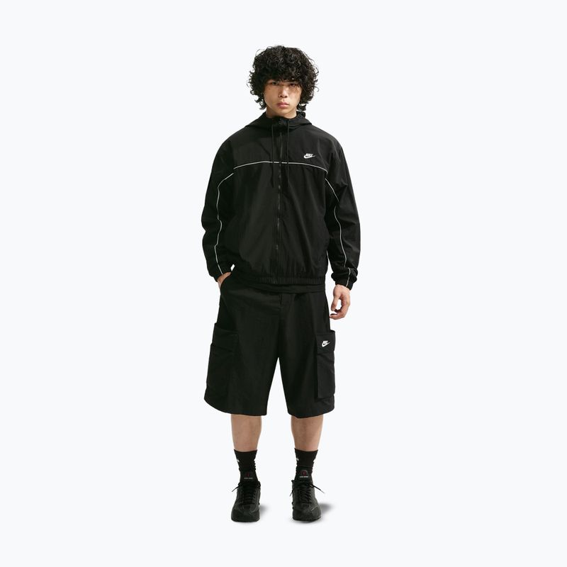 Giacca uomo Nike Club Black/White/White 2