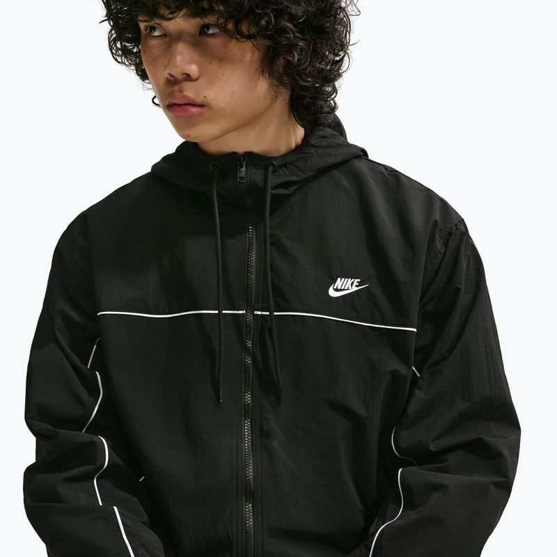 Giacca uomo Nike Club Black/White/White 5