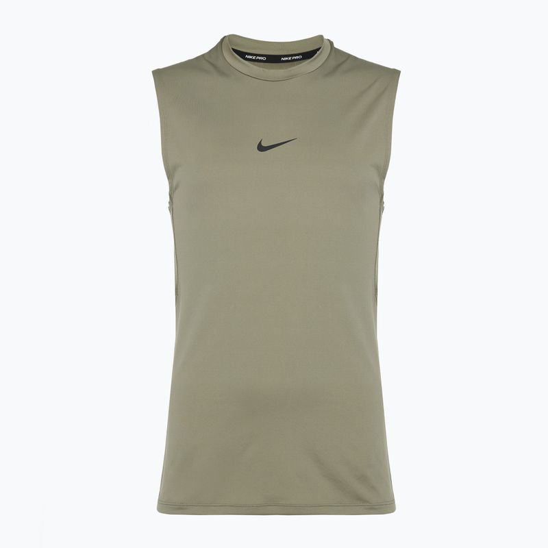 Maglietta da allenamento da uomo Nike Pro Dri-Fit Sleeveless Top esercito chiaro/nero 7