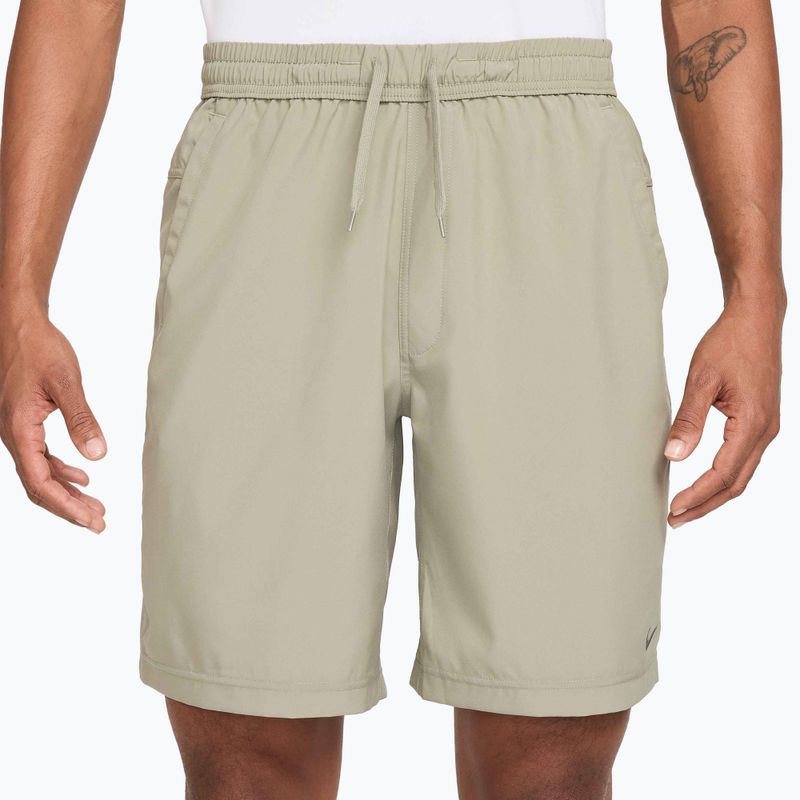 Pantaloncini running uomo Nike Form Dri-Fit Unlined 9" light army/black 3