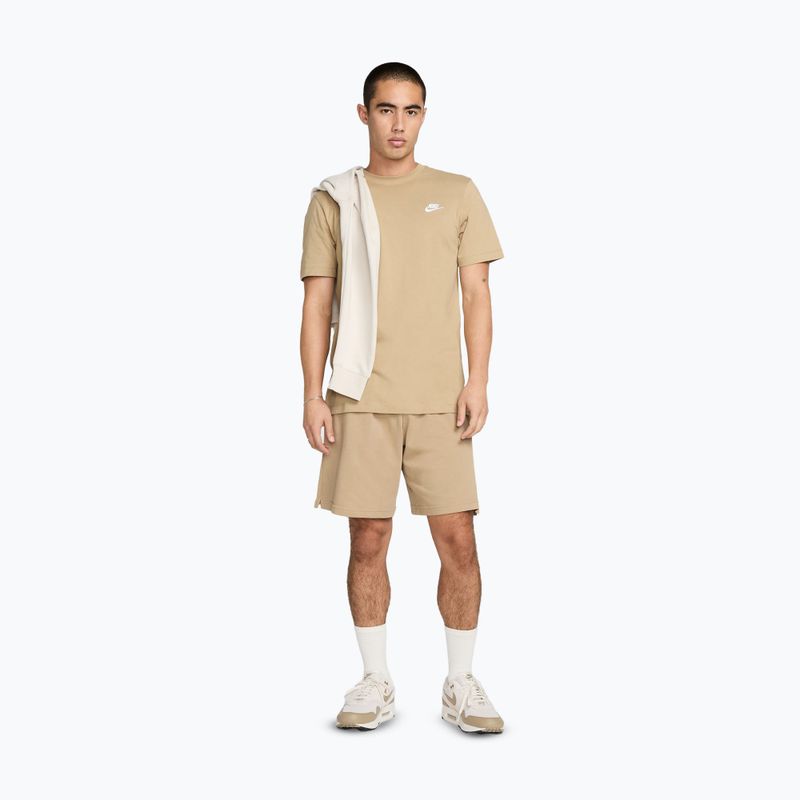 T-shirt uomo Nike Sportswear Club parachute beige 2