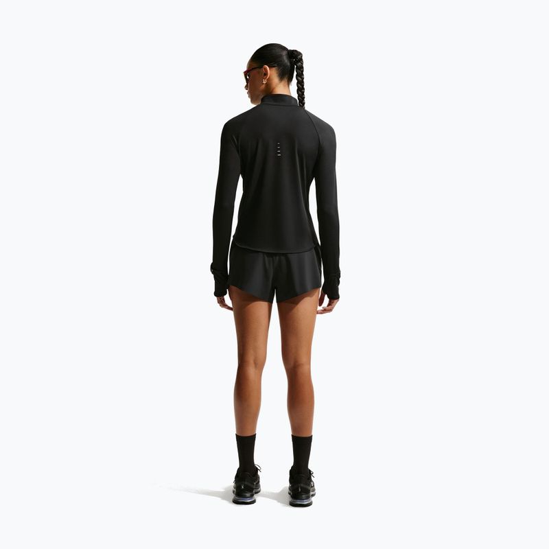 Felpa da corsa donna Nike Swift Dri-FIT UV 1/4-Zip black 3