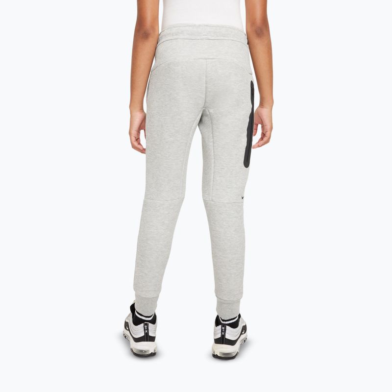 Pantaloni per bambini Nike Sportswear Tech Fleece dark grey heather/black/black 3