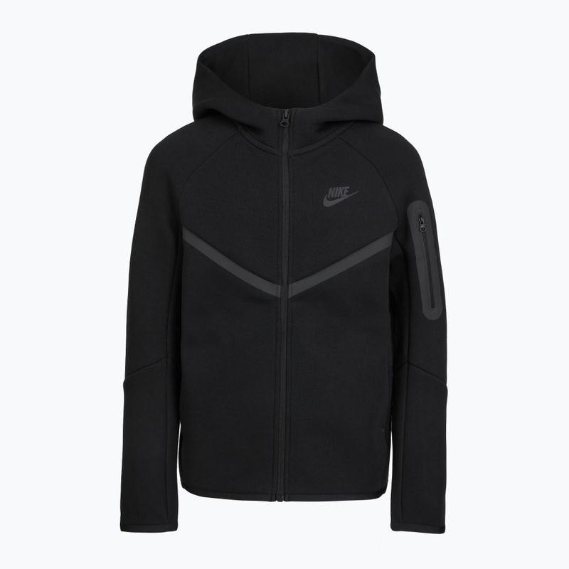Felpa bambini Nike Sportswear Tech Fleece Full Zip black/black/black 7