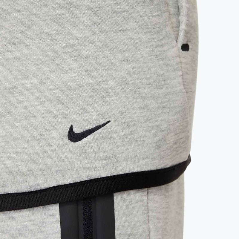 Felpa Nike Sportswear Tech Fleece Full-Zip da bambino grigio scuro heather/nero/nero 8