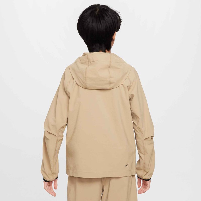 Giacca Nike Tech Woven da bambino paracadute beige/paracadute beige/nero 3