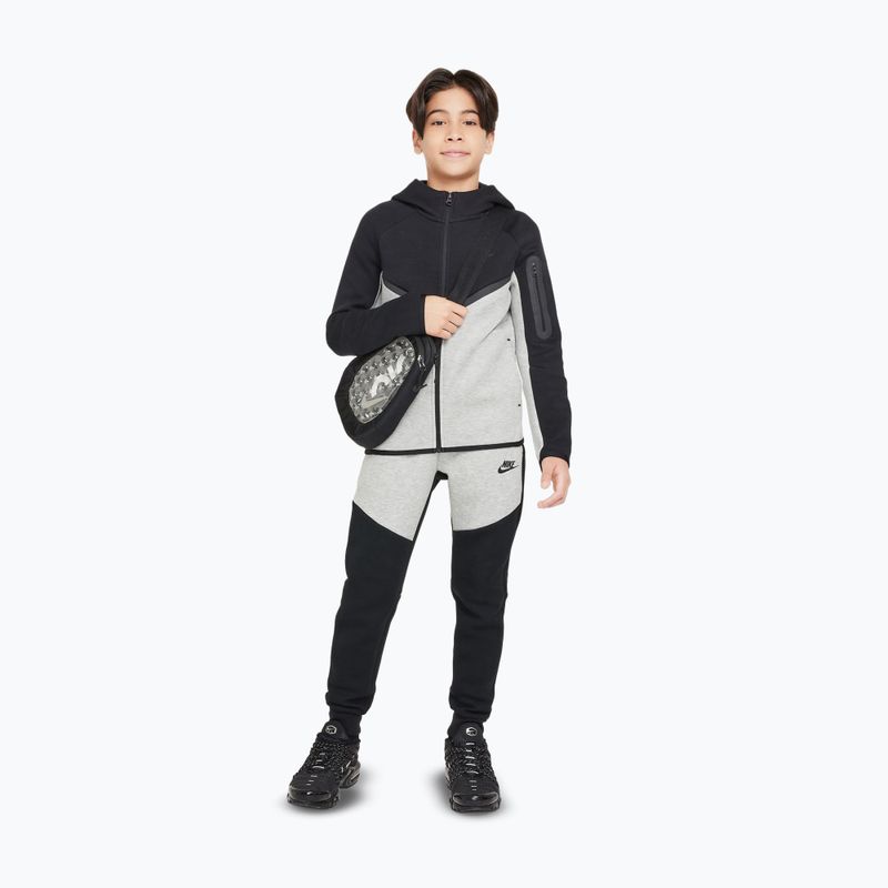 Felpa per bambini Nike Sportswear Tech Fleece Full Zip dark grey heather/black/black/black 2