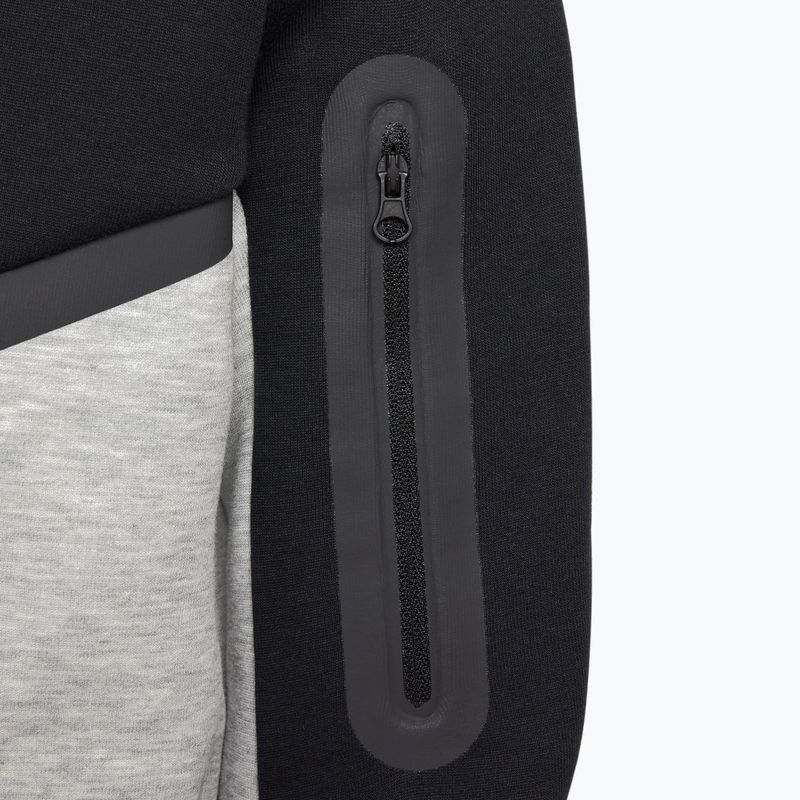 Felpa per bambini Nike Sportswear Tech Fleece Full Zip dark grey heather/black/black/black 7