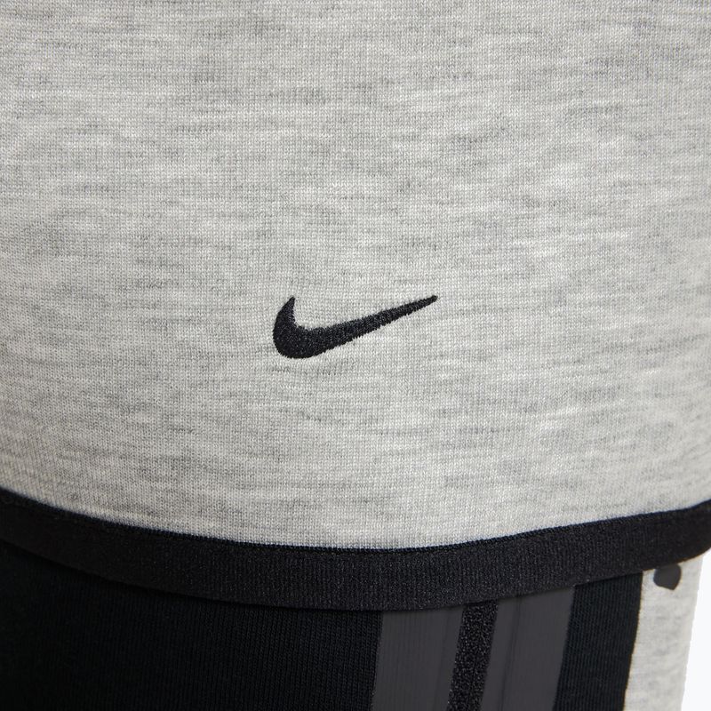Felpa per bambini Nike Sportswear Tech Fleece Full Zip dark grey heather/black/black/black 8