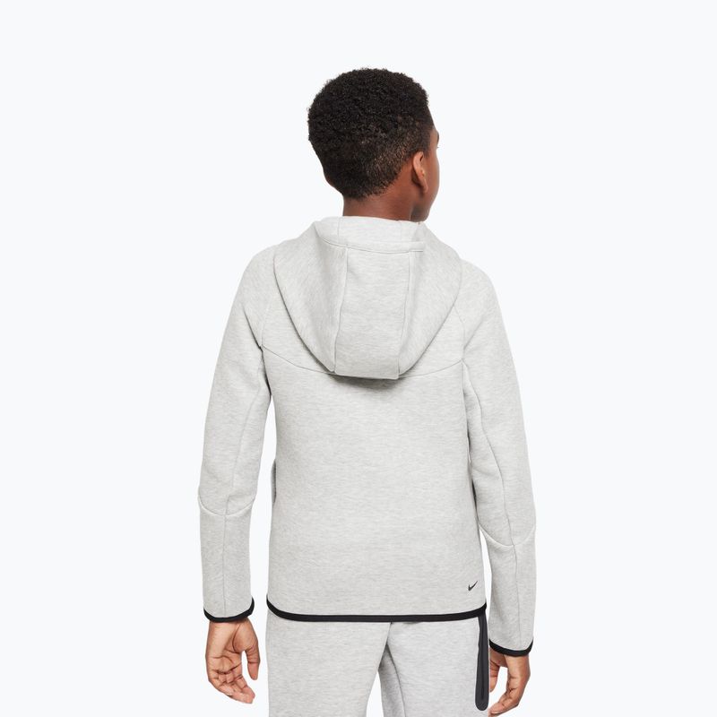 Felpa bambini Nike Sportswear Tech Fleece dark grey heather/black/black 3
