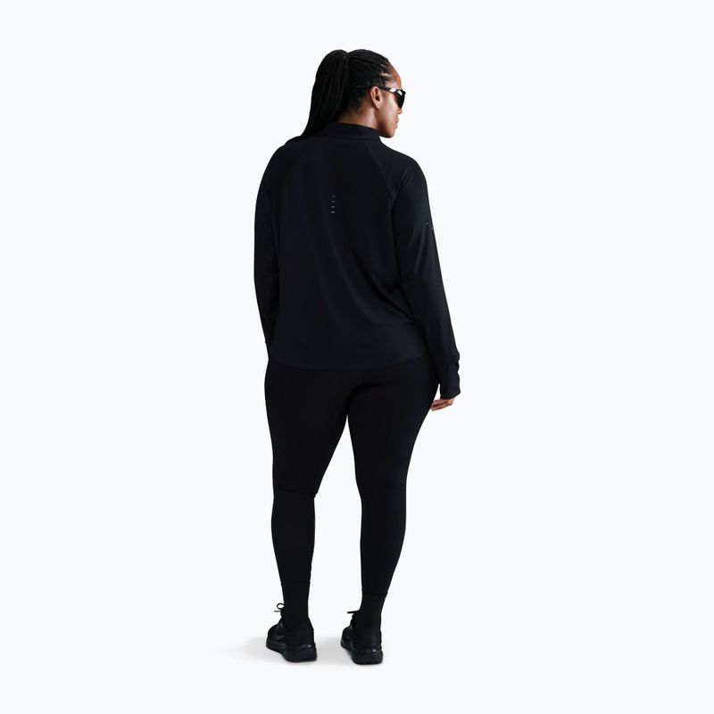 Maglia running manica lunga donna Nike Swift Dri-FIT UV 1/4-Zip Plus Size black 2
