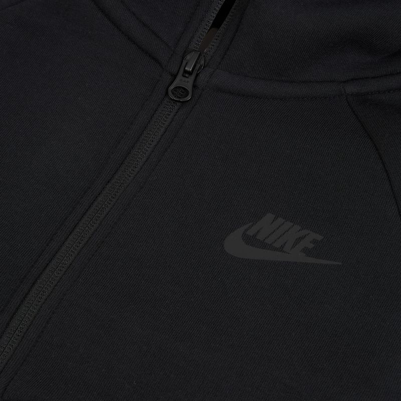 Felpa per bambini Nike Sportswear Tech Fleece Full Zip dark grey heather/black/black/black 11
