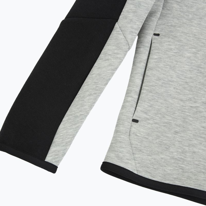 Felpa per bambini Nike Sportswear Tech Fleece Full Zip dark grey heather/black/black/black 12