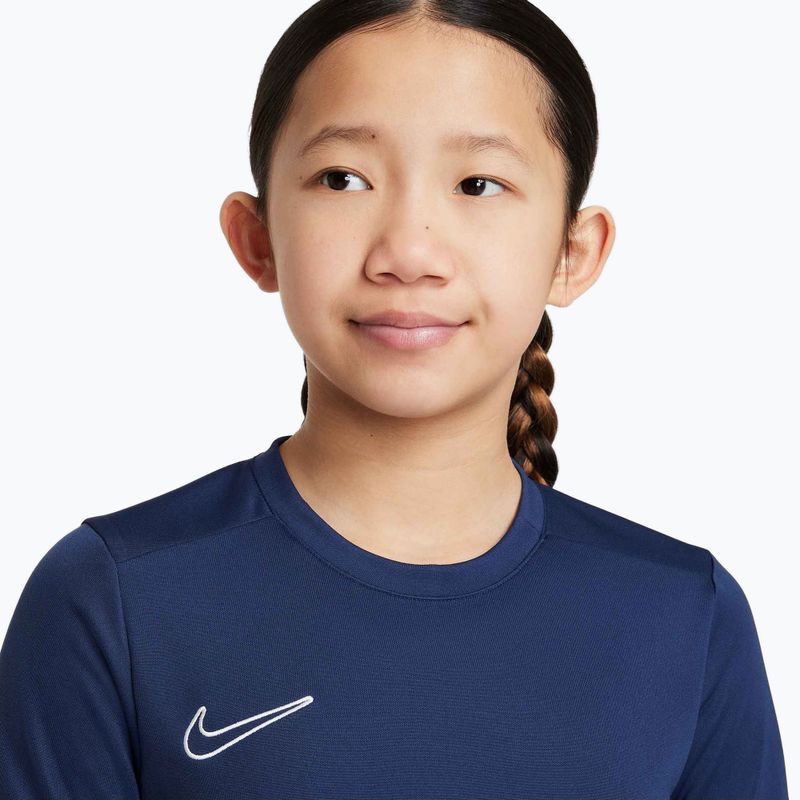 Maglia da calcio junior Nike Academy Dri-Fit Jr midnight navy/midnight navy/white/white 4