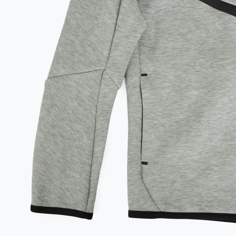 Felpa Nike Sportswear Tech Fleece Full-Zip da bambino grigio scuro heather/nero/nero 13