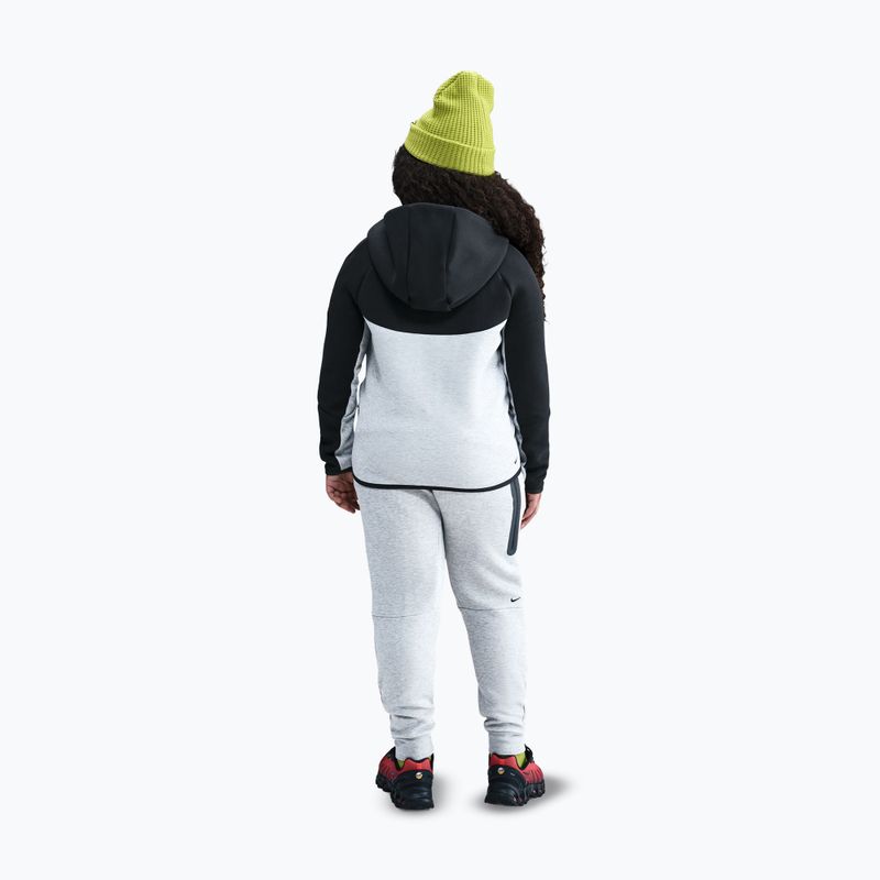 Felpa da bambino Nike Sportswear Tech Fleece Full-Zip dark grey heather/black/black/black 3