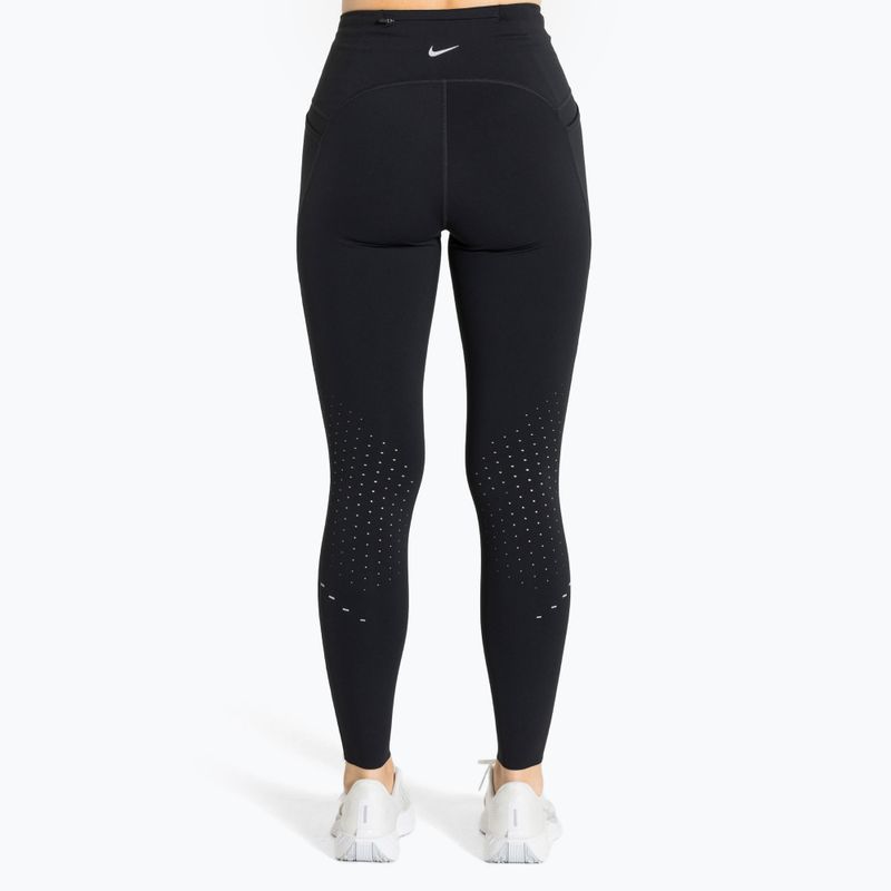 Leggings da corsa da donna Nike Swift 7/8 nero 2
