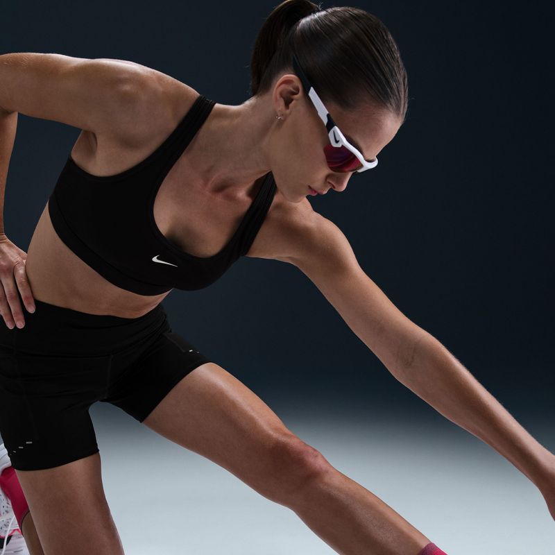 Pantaloncini da running da donna Nike Swift High-Waisted 4" black 8