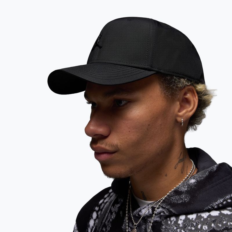 Cappellino con visiera Jordan Rise Structured Metal Jumpman black/R511 6