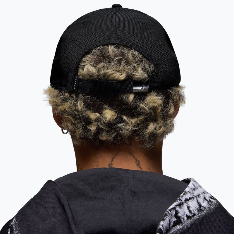 Cappellino con visiera Nike Jordan Rise Structured Metal Jumpman black/R511 8