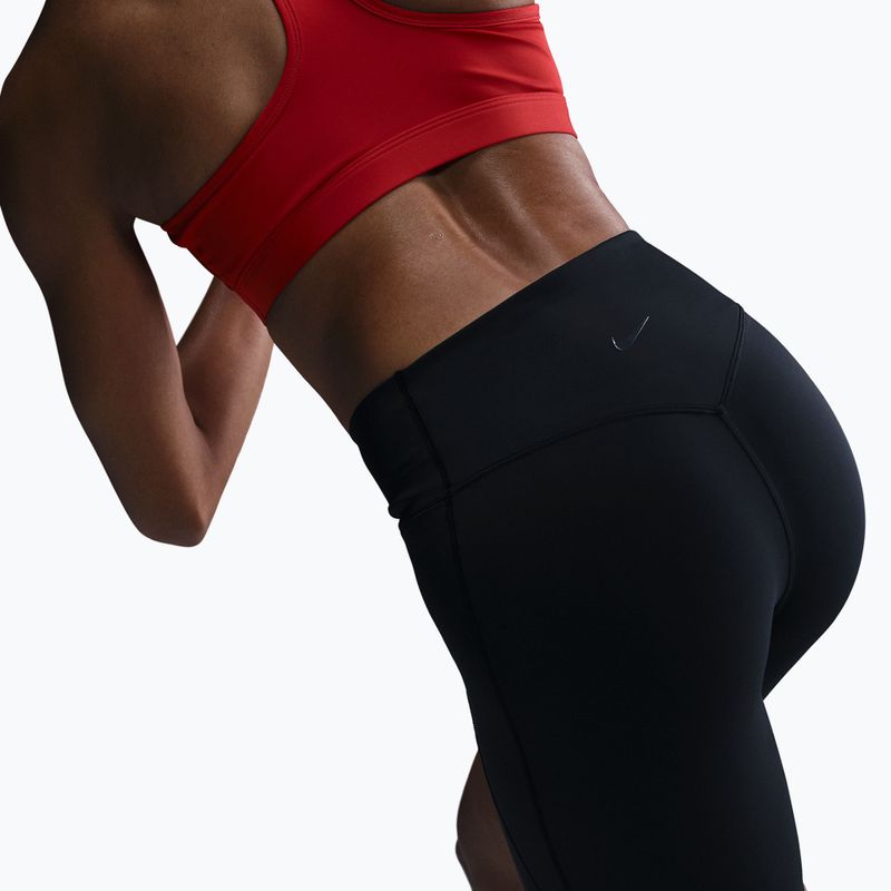 Pantaloncini da allenamento da donna Nike Universa High Waisted Biker 8" black/anthracite/dark smoke grey 5