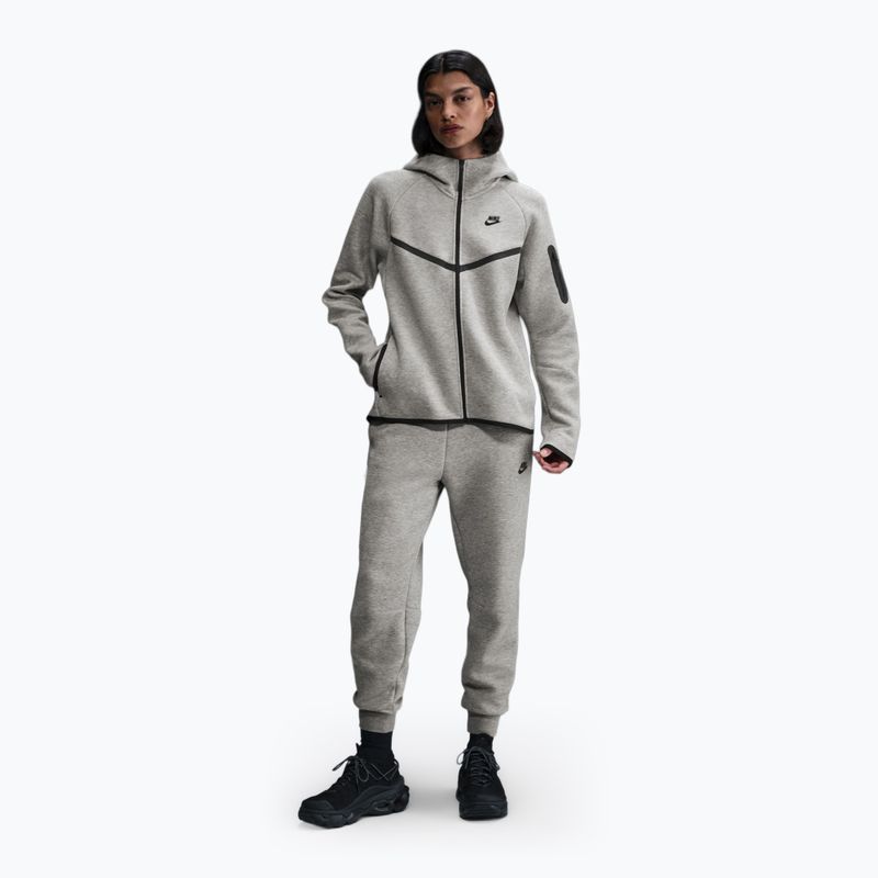 Felpa donna Nike Sportswear Tech Fleece Windrunner dark grey heather/black 2