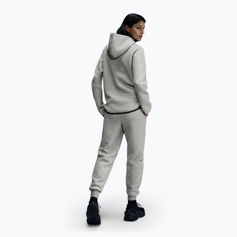 Pantaloni da donna Nike Sportswear Tech Fleece Mid-Rise dark grey heather/black 3