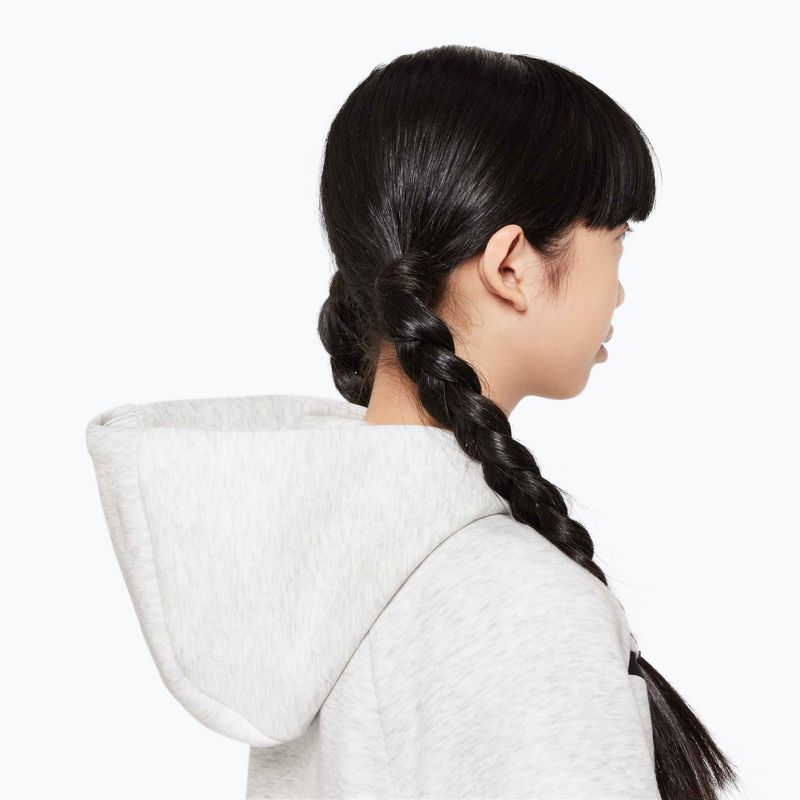 Felpa da bambino Nike Sportswear Tech Fleece light grey/heather/black/black 5