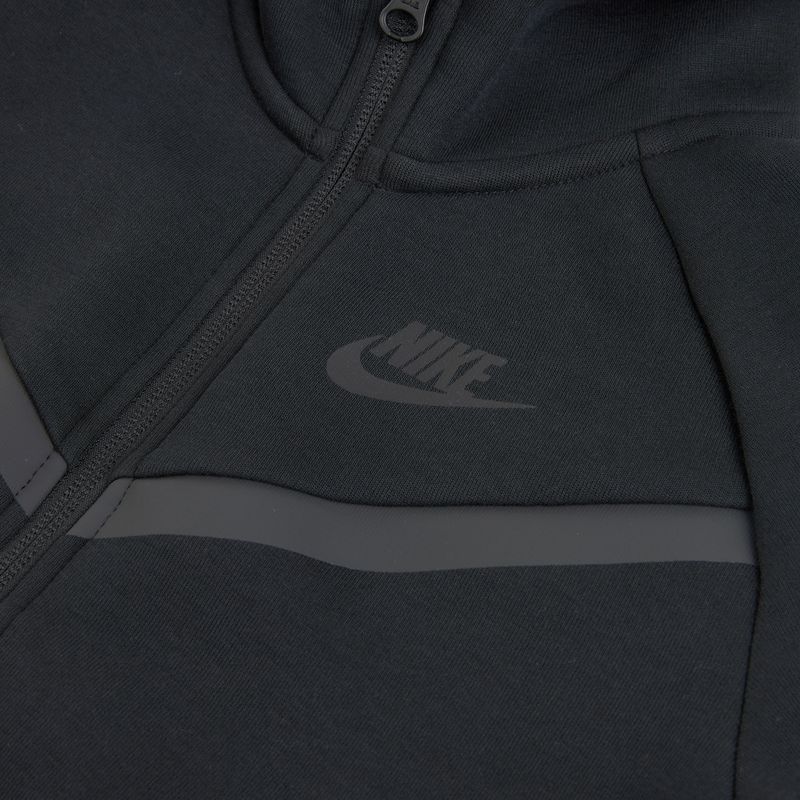 Felpa da bambino Nike Sportswear Tech Fleece black/black/black 3