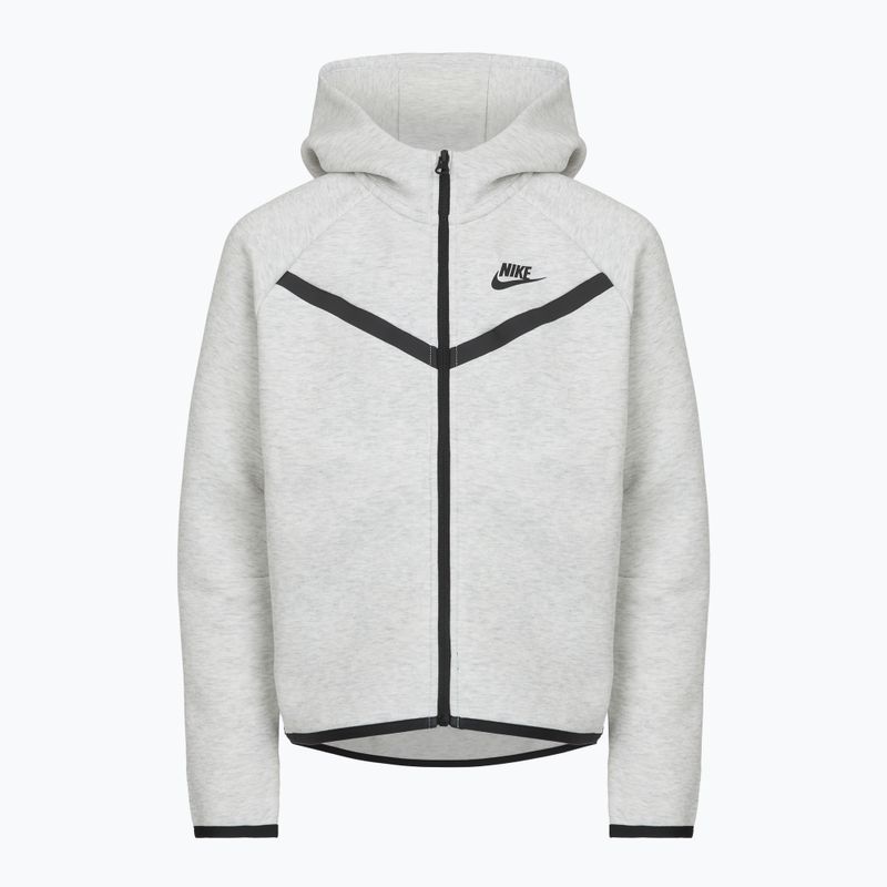 Felpa da bambino Nike Sportswear Tech Fleece light grey/heather/black/black