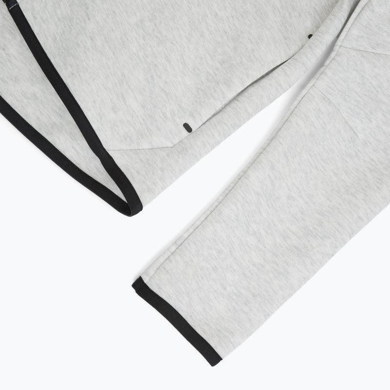 Felpa da bambino Nike Sportswear Tech Fleece light grey/heather/black/black 4