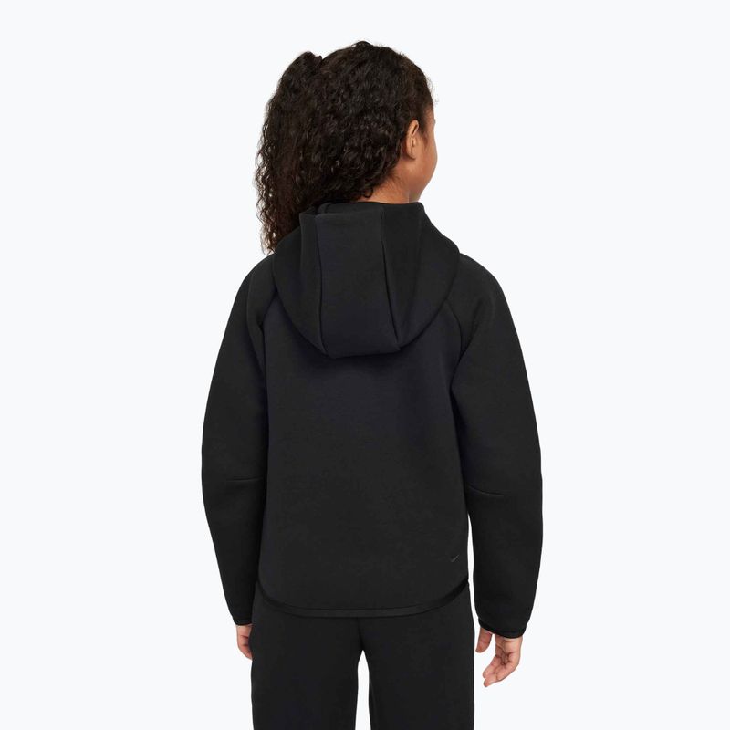 Felpa da bambino Nike Sportswear Tech Fleece black/black/black 3