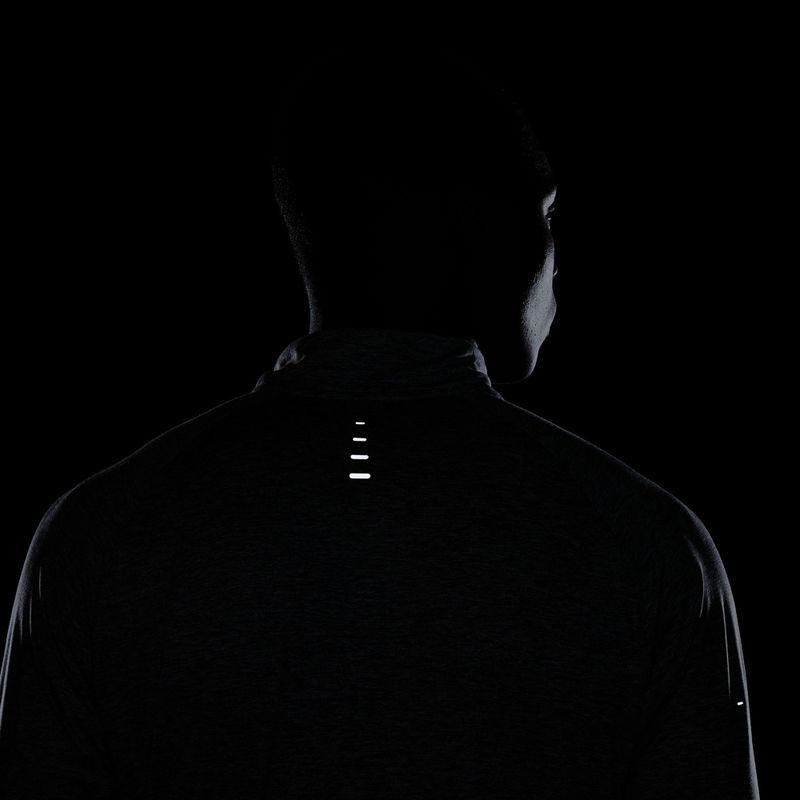 Felpa da corsa uomo Nike Stride 1/4 Zip Dri-Fit smoke grey/heather 11