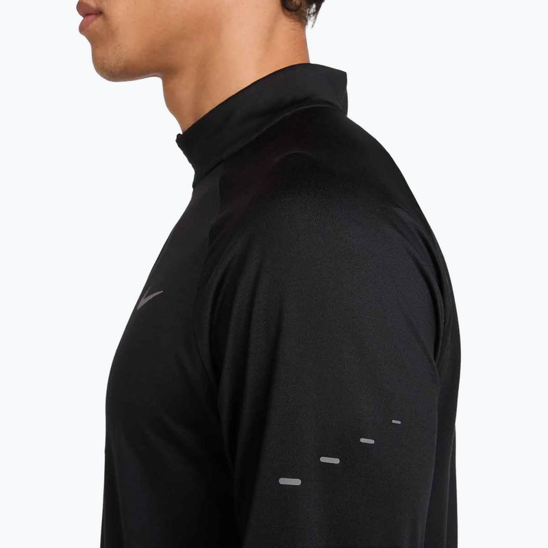 Felpa da running Nike Stride 1/4 Zip Dri-Fit Uomo, nero 6