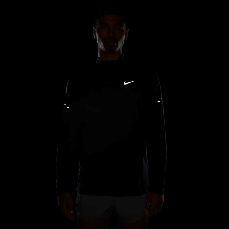 Felpa da running Nike Stride 1/4 Zip Dri-Fit Uomo, nero 8