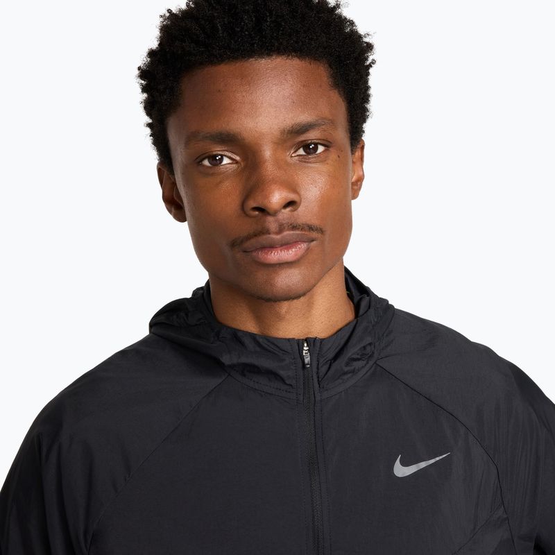 Kurtka do biegania męska Nike Stride Repel UV black/black 5