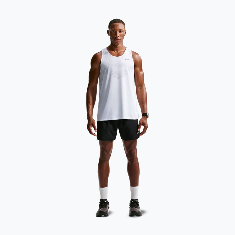 Maglia da corsa da uomo Nike Stride white 2