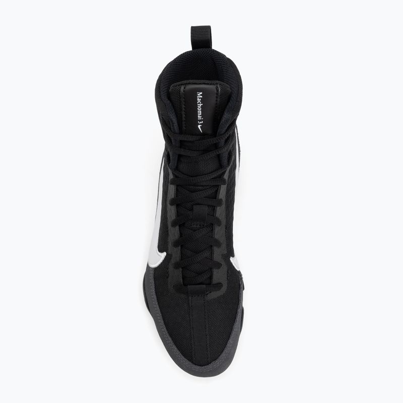 Scarpe da boxe Nike Machomai 3 bianco/nero 5