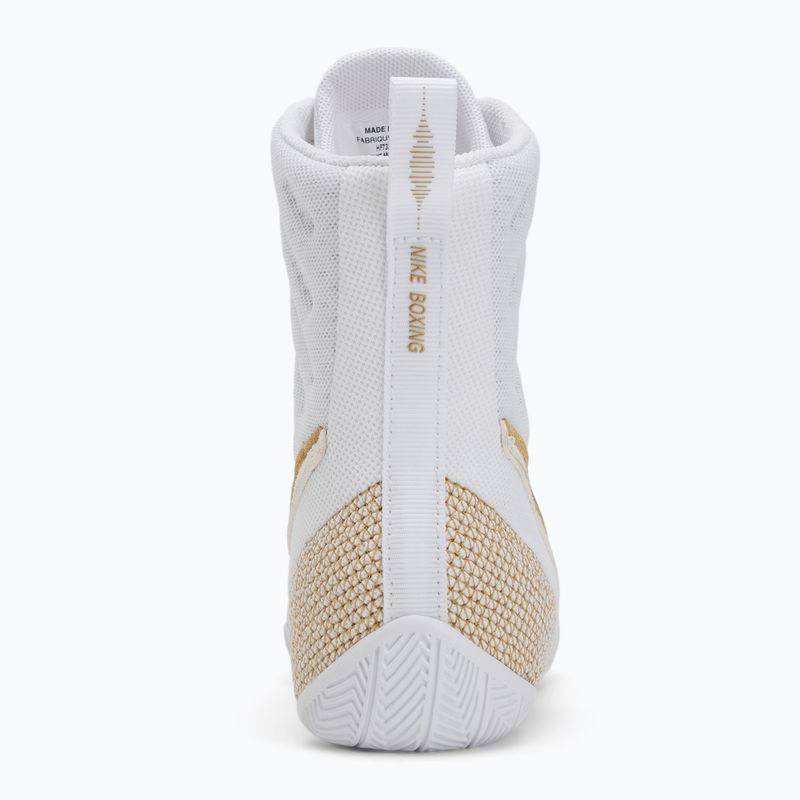 Scarpe da boxe Nike Machomai 3 bianco/oro metallizzato 6
