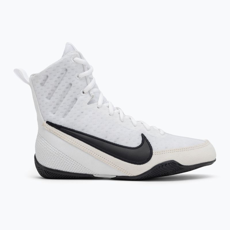 Scarpe da boxe Nike Machomai 3 bianco/nero 2