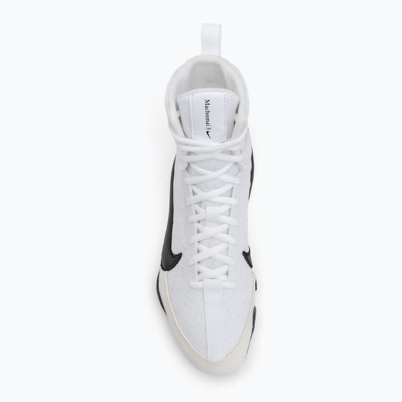 Scarpe da boxe Nike Machomai 3 bianco/nero 5